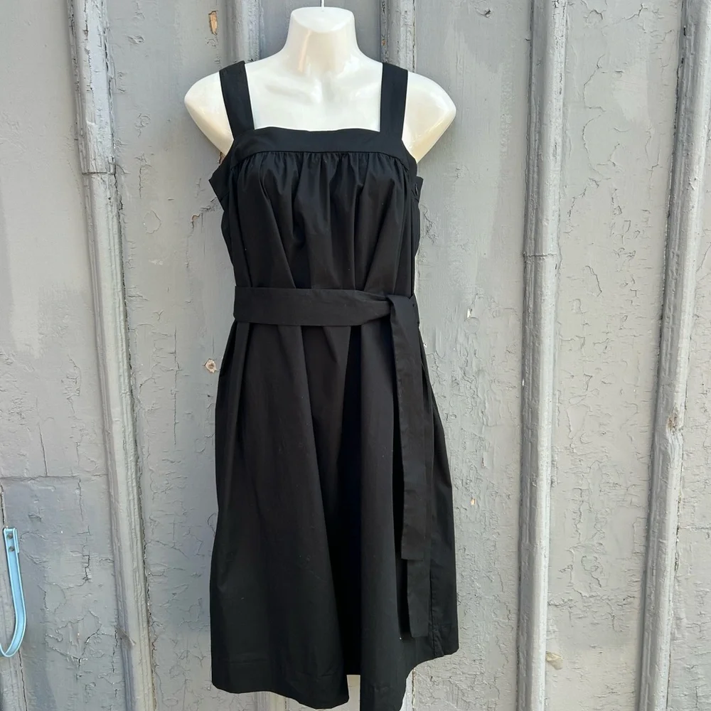 Club Monaco Black Sash Dress, size 0 - Picture 2 of 9